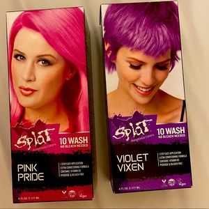 Splat 10 wash hair dye (2 colors)